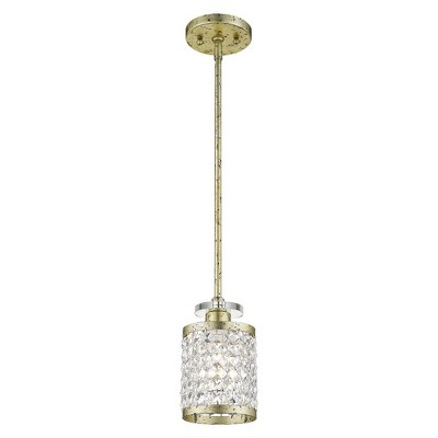 Livex Lighting Grammercy 1 - Light Pendant in  Winter Gold