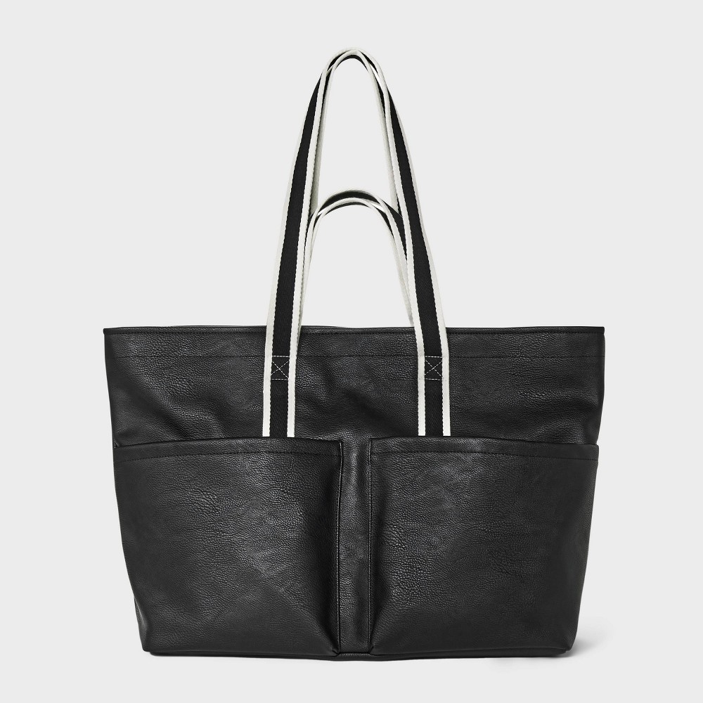 Photos - Women Bag Tote Handbag - Universal Thread™ Black