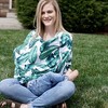Simka Rose 6-in-1 Nursing Cover & Baby Carseat Canopy, Banana Leaf - 3 of 4