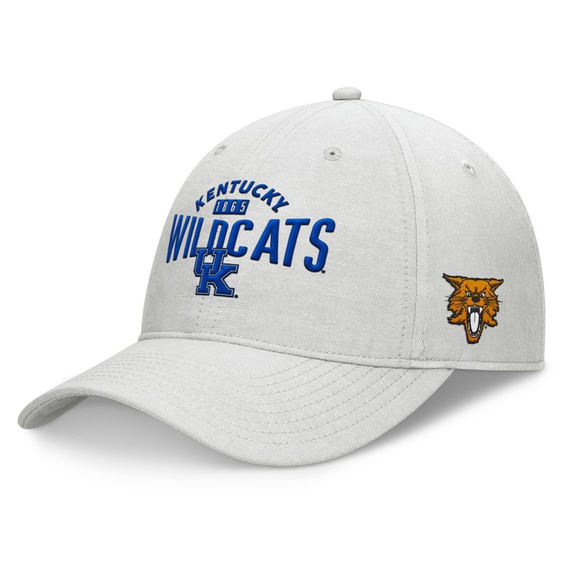 NCAA Kentucky Wildcats Unstructured Chambray Cotton Hat - Gray, 1 of 5