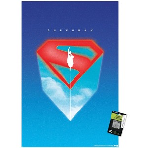Trends International DC Comics Superman (2025) - Illustrated Shield Unframed Wall Poster Prints - 1 of 4