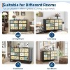 6 Drawers Dresser for Bedroom, Wood Rustic Chest of Drawers with Metal Handle - 4 of 4
