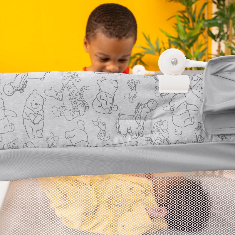 Bright Starts Disney Baby Winnie the Pooh Soothing Baby Bassinet - Slumber Party, 3 of 17