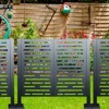 3.5 x3.5 FT Air Conditioner Fence for Outdoor Units, Metal Privacy Fence Cover, Perfect to Conceal Air Conditioning Units - 3 of 4