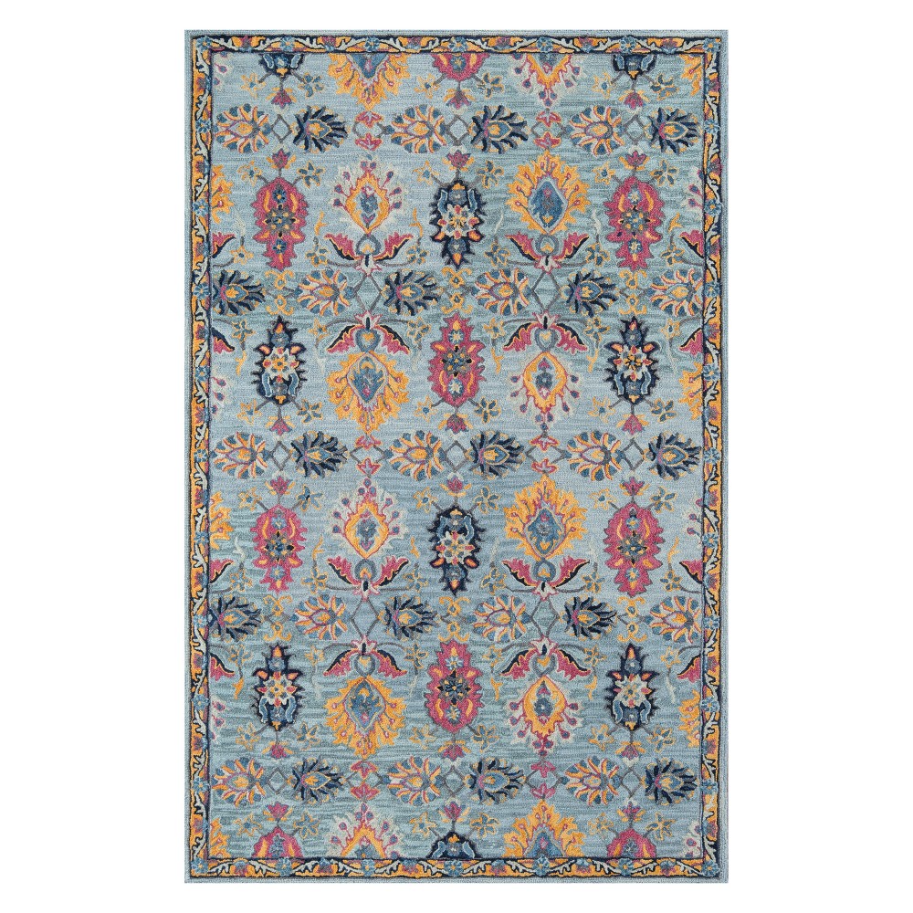 Momeni Ibiza Amari Blue 3' X 5' Accent Rug