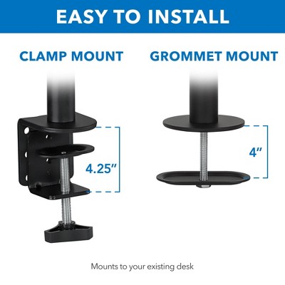 Ergonomic Adjustable Steel and Aluminum Laptop Desk Mount