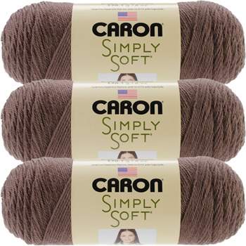 pack Of 3) Caron Simply Soft Solids Yarn-off White : Target