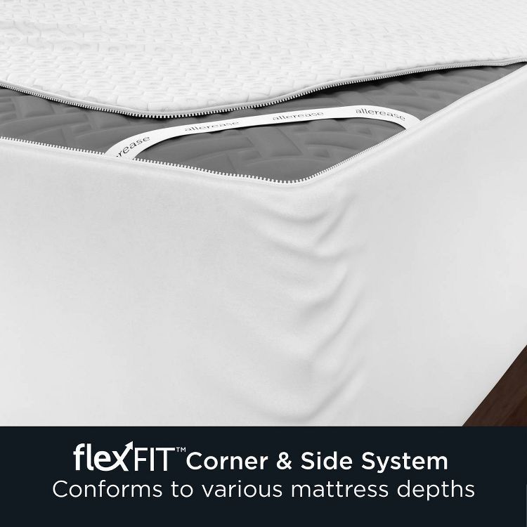 Allerease Platinum Zip-Off Plush Top Waterproof Allergen and Bedbug Barrier Mattress Protector, 6 of 6