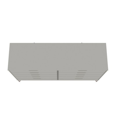 Manhattan Comfort Rockefeller Mid-Century Off White Dresser and Nightstand Set