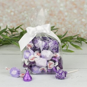 12ct Purple Candy Goodie Bag Party Favors by Just Candy (12 Pack) - 1 of 1