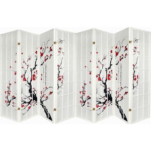 Legacy Decor Room Divider Privacy Screen Panel Blossom Shoji Design - 1 of 2