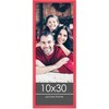 PosterPalooza | Panoramic Classic Modern Red Picture Frame - UV Acrylic, Foam Board Backing, Hanging Hardware - 2 of 4