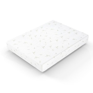 Resenkos Jacquard Bamboo Cover, Eco-Friendly Fabric, Luxury Weave, Soft Breathable, Moisture Wicking, Cool Comfort - 1 of 4