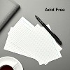 Staples 4" x 6" Line Ruled White Index Cards 100/Pack (51001) TR51001 - 3 of 4