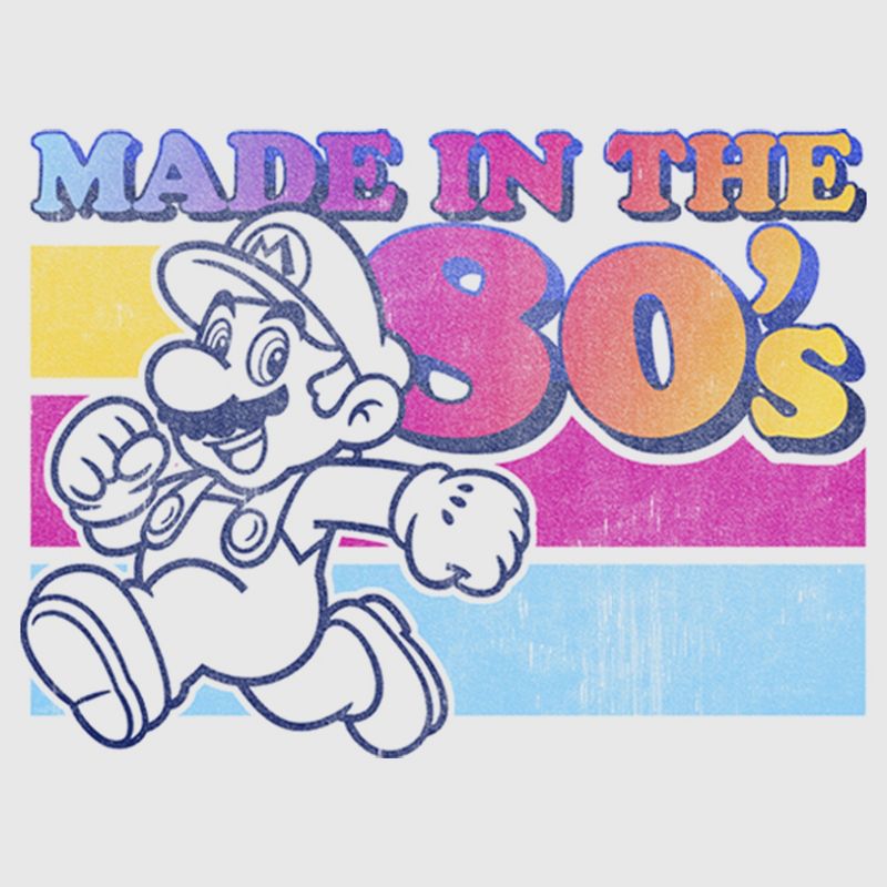 Men's Nintendo Mario Made in the Eighties T-Shirt, 2 of 6