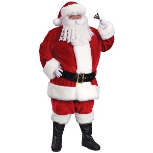 Fun World Red and White Santa Claus Body Skin Suit Men Adult Christmas Costume - One Size - 1 of 1