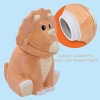 100 North Dolomite Ceramic 10 inch Everyday Cookie & Candy Jar with Airtight Lid: Kitchen Canisters, Pet Treat Containers, Tan Triceratops Dinosaur - 3 of 4