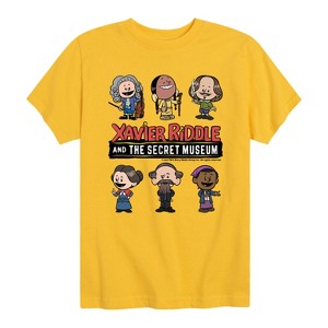 Boys' - Xavier Riddle and the Secret Museum - Historical Grid Short Sleeve Graphic T-Shirt - 1 of 4