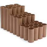 Bright Creations 36-Pack Brown Cardboard Tubes for Arts and Crafts, DIY Craft Paper Roll (3 Sizes)