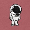 Dalix Astronaut Embroidered Hoodie Fleece Sweatshirt Zip Front Mens - 2 of 4