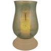 Pacific Accents Alexandria Mercury 13.5'' Glass Hurricane With 3''x6'' Inch Flameless Wax Candle - 3 of 3