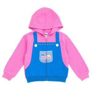 Ms. Rachel Fleece Zip Up Hoodie Toddler - 1 of 4