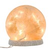 Stony Creek 7.0 Inch Forest Snowman Pre-Lit Round Orb Christmas Lighted Glass Accent , Christmas Decor Cardinal Winter Scene (1PC) - 3 of 4