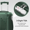 Karl Home Single 28 inch ABS Trolley Case with 2 Corner Protectors Green - 4 of 4
