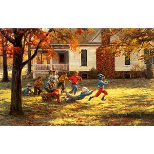 Sunsout Fall Football 550 pc Jigsaw Puzzle 19391 - 1 of 4