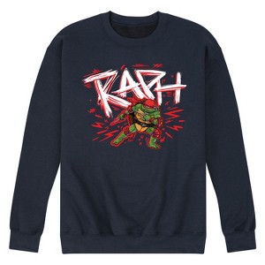 Men's - Teenage Mutant Ninja Turtles Mutant Mayhem - Sketch Raph Graphic Fleece Sweatshirt - 1 of 4