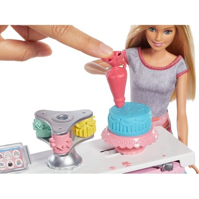 barbie bakery playset