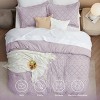Bedsure | 3Pcs Comforter Bedding Set with Intricate Solid Embroidery - 3 of 4