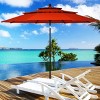 Tangkula Outdoor Auto-tilt Patio Market Umbrella W/ Double Vented - 2 of 4