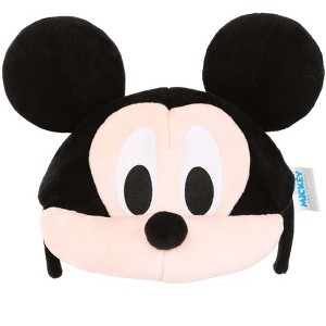 HalloweenCostumes.com One Size Fits Most   Disney Mickey Plush Ears Headband Accessory for Adults and Kids, Black/White/Pink - 1 of 4