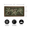 Plow & Hearth Hooked Wool Pine Cone Hearth Rug, 2' x 4' - 2 of 4