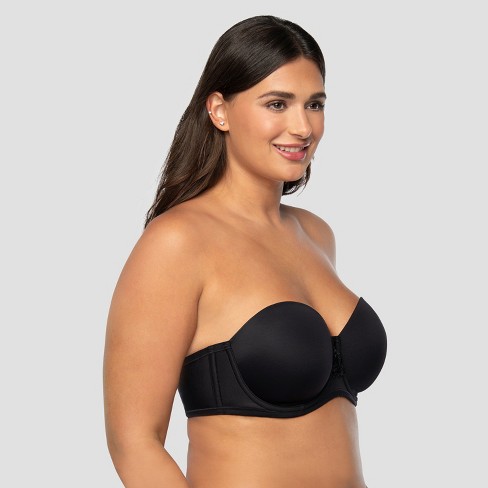 Vanity Fair Womens Beauty Back Underwire Smoothing Strapless Bra 74380 -  Midnight Black - 38dd : Target