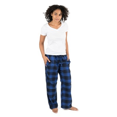 Leveret Womens Flannel Christmas Pants Plaid Black And Navy Xxl : Target