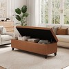 Christopher Knight Home York Contemporary Birch Wood Upholstered Storage Ottoman - 3 of 4