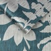 Aspen Teal Leaves Trail Paste the Wall Wallpaper - 3 of 4