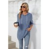 Coolmee Women's Hoodies Pullover Sweaters Long Sleeve Shirts Sweatshirts Loose Casual Tops - 3 of 4