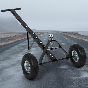 Boat Trailer Dolly, Heavy Duty Metal Cart with Pneumatic Tires, Hand Grip, Coupling Ball for Camper, RV, Jet Ski - 1 of 4