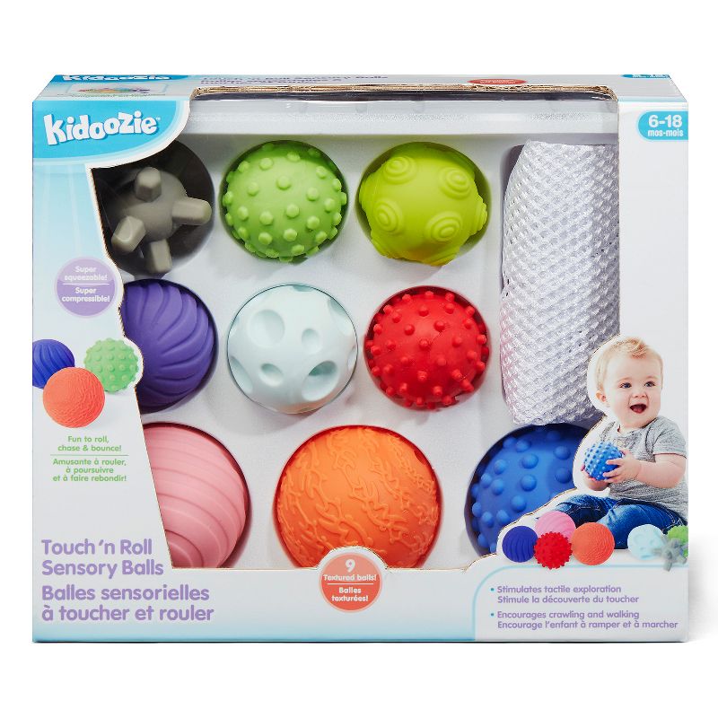 Kidoozie Touch 'n Roll Sensory Balls - Developmental Toy for Infants and Toddlers Ages 6 - 18 months, 5 of 8