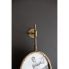 Wall Mirror and Photo Frames, Antique Gold Rotating Mirror 35.5"H, Metal Glass MDF Plastic Wall Decor By Kalalou - 4 of 4