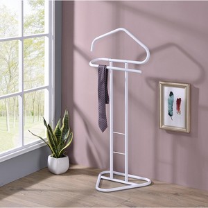 Kings Brand Furniture Kalblins Metal Suit Valet Stand, Clothes Rack, Clothing Organizer, Jacket Hanger - 1 of 4