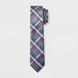 Men's Plaid Neck Tie - Goodfellow & Co™ Gray One Size