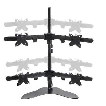 Monoprice Quad Monitor Height Adjustable Free Standing Desk Mount for 15~30in Monitors