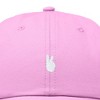 Dalix Lil Peace Sign Embroidered Cotton Cap Outdoor Dad Hat Womens - 2 of 4