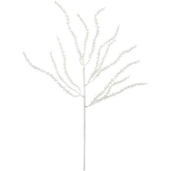 Northlight 27" White Glittered Weeping Christmas Spray