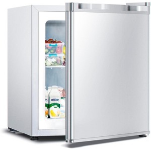 ZAFRO 1.1 Cu.ft Upright Freezer,Compact,Adjustable temp,reversible door,removable shelves,Quiet & efficient,Perfect for home/office/dorm - 1 of 4