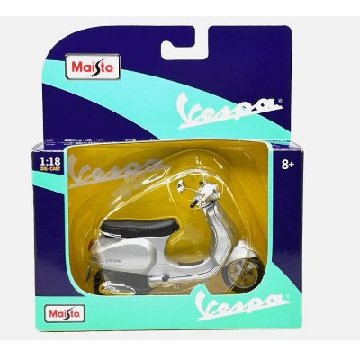 MAISTO VESPA SCOOTER LX 125 SILVER 1:18